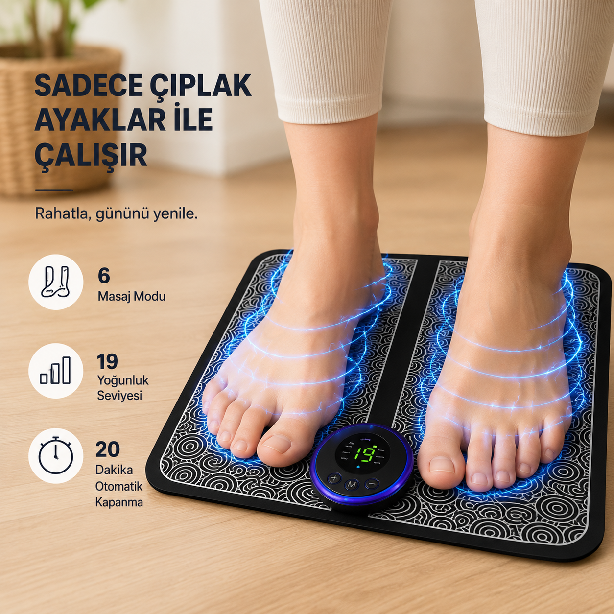 Ragenos™ EMS Akıllı Ayak Masaj Pedi