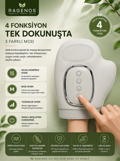 Ragenos SmartHand™ Akıllı El Masaj Cihazı