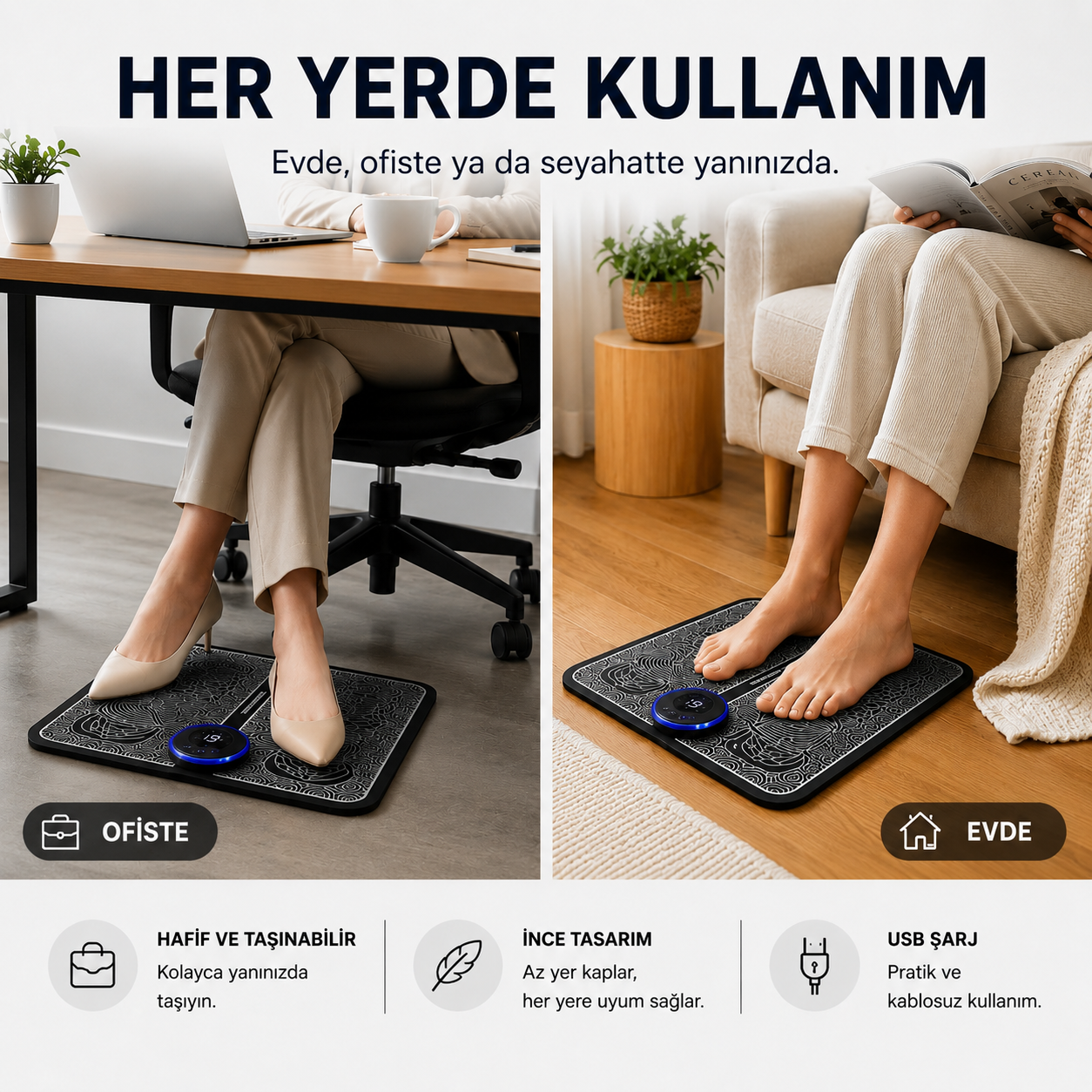 Ragenos™ EMS Akıllı Ayak Masaj Pedi